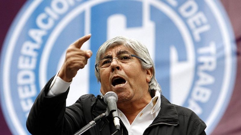 Moyano amenaza con un nuevo paro si no acuerda un aumento de la paritaria