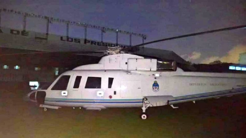 ¿Juliana Awada utilizó el helicóptero presidencial para ir al recital de Shakira?