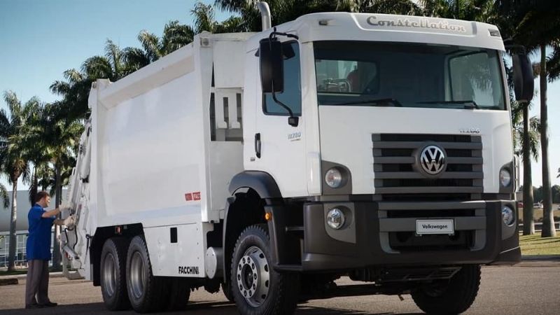 Santa María tiene nuevo camión recolector de residuos y 70 contenedores