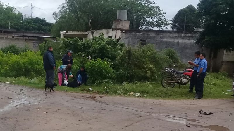Trasladan a un joven que protagonizó un accidente en Recreo