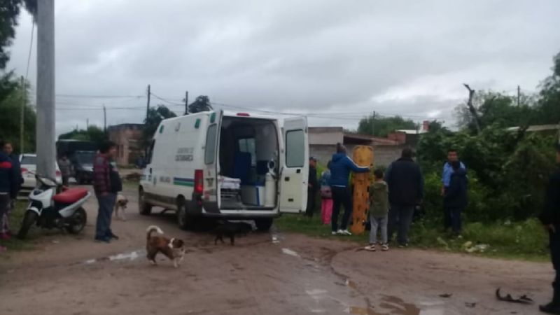 Trasladan a un joven que protagonizó un accidente en Recreo