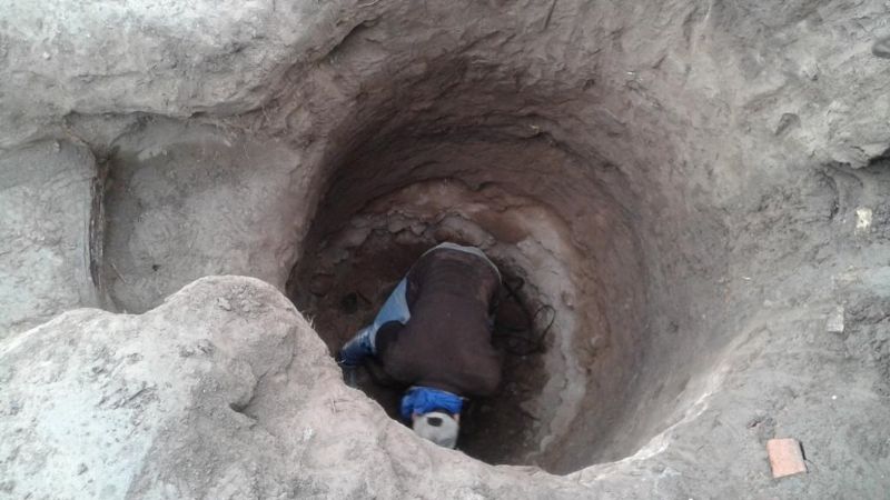 Rescatan de restos óseos arqueológicos en propiedad privada