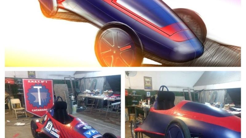 Alumnos de la ENET Nº1 presentaron su auto ecológico