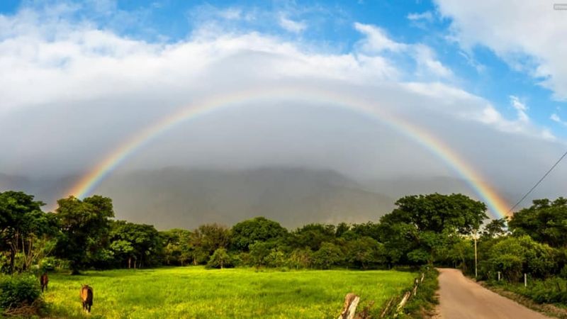 Arcoíris en Pomancillo