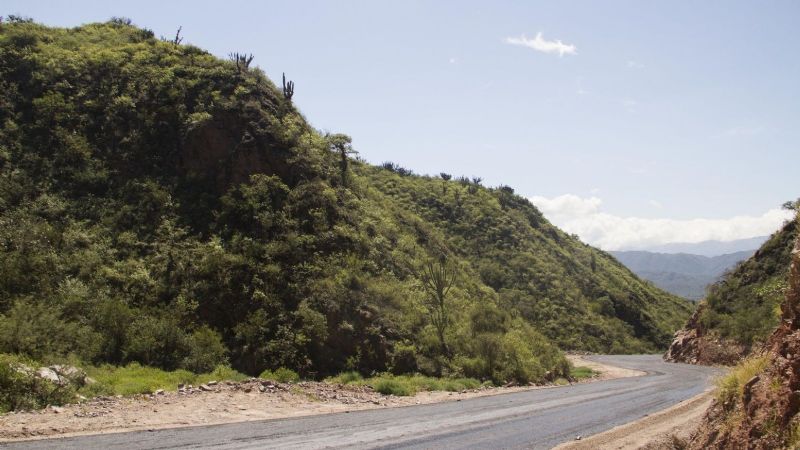 Se cayó de la moto en la Quebrada de Moreira