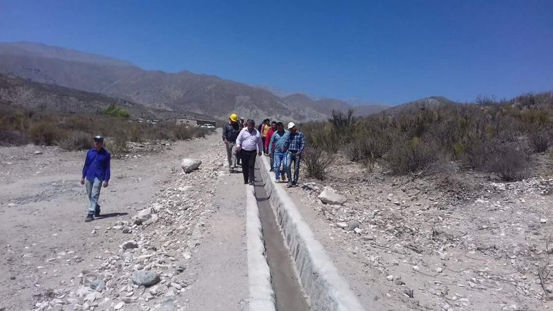 Gómez recorrió obras que se ejecutan en San José