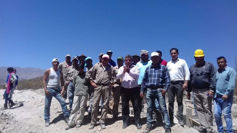 Gómez recorrió obras que se ejecutan en San José