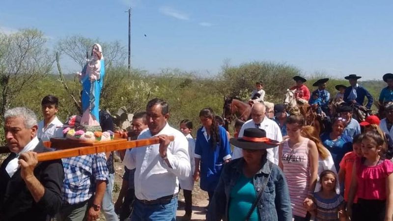 En El Alto celebraron a Nuestra Señora del Rosario y San Jerónimo