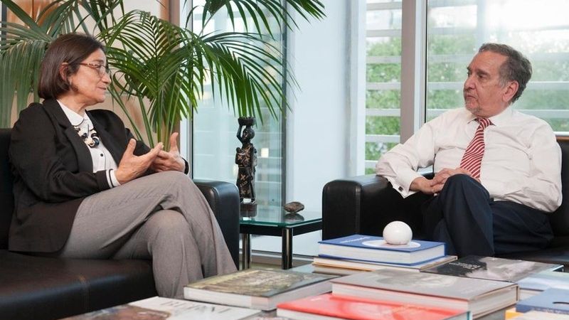 Corpacci se reunió con Lino Barañao