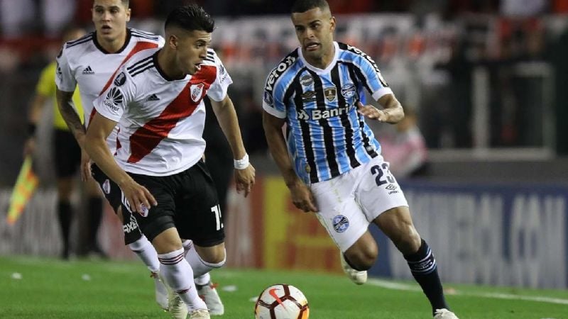 River por otra hazaña “copera” ante Gremio, en Brasil