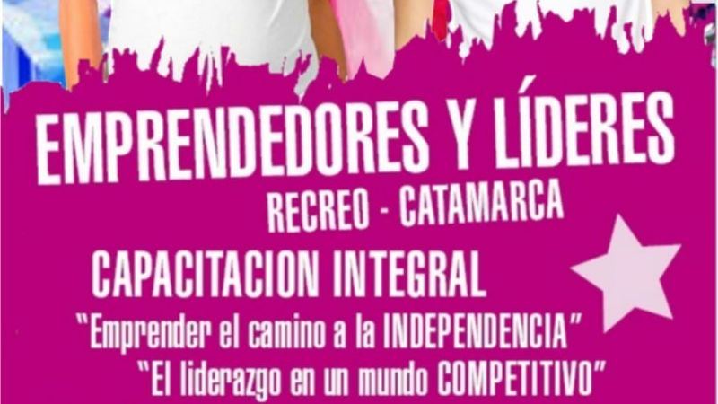 Capacitación Integral "Emprendedores y Líderes" en Recreo