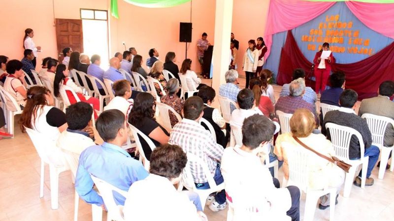 Inauguraron el Salón de Usos Múltiples en la Escuela Nº997 en Santa María