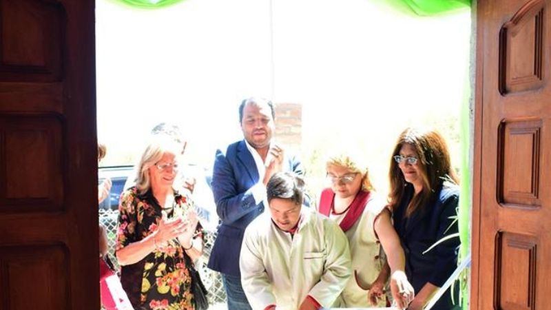 Inauguraron el Salón de Usos Múltiples en la Escuela Nº997 en Santa María