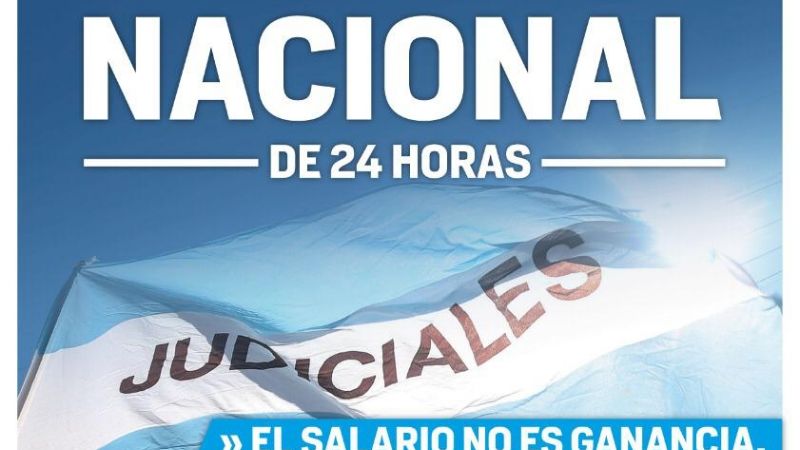 Nuevo paro de judiciales