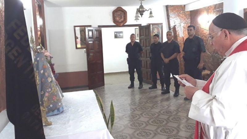 La Delegación de la Policía Federal recibió a la Virgen