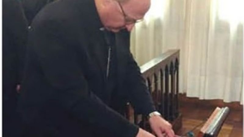 Las reliquias de Esquiú en camino a Catamarca