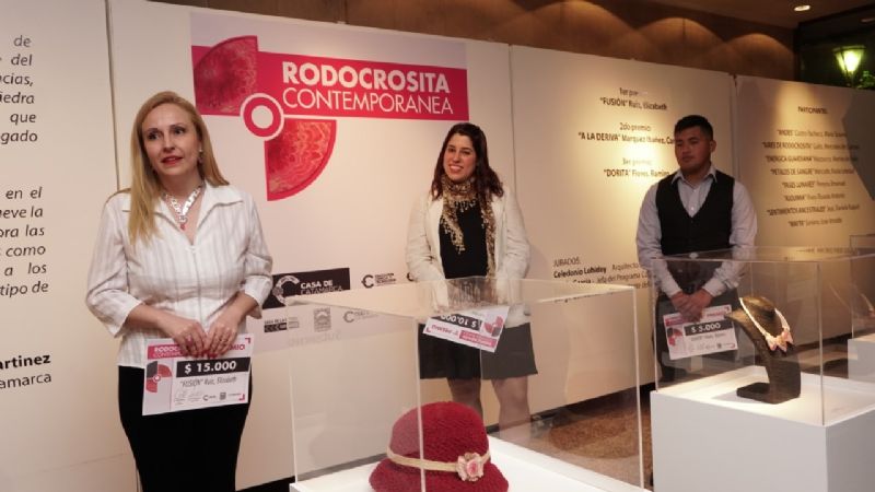 Entregaron los premios del concurso “Rodocrosita Contemporánea”