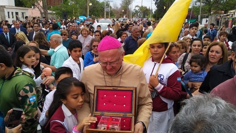 Las reliquias de Esquiú ya están en su tierra natal