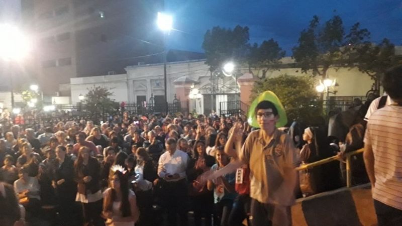 Las mejores fotos de la llegada de las reliquias de Esquiú a su tierra