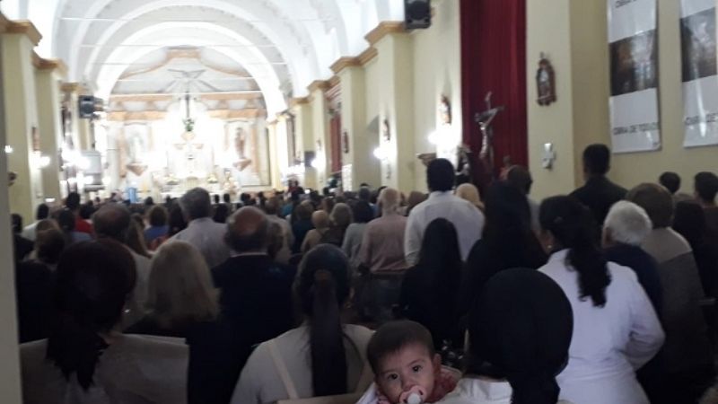 Las mejores fotos de la llegada de las reliquias de Esquiú a su tierra