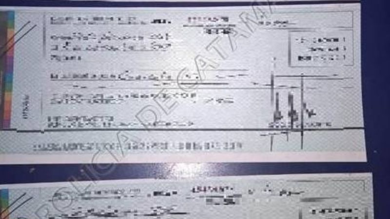 Atraparon a dos estafadores que compraban con cheques robados