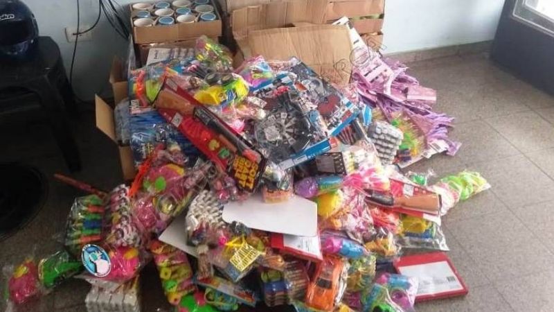 Secuestran mercadería ilegal a un tucumano en Valle Viejo
