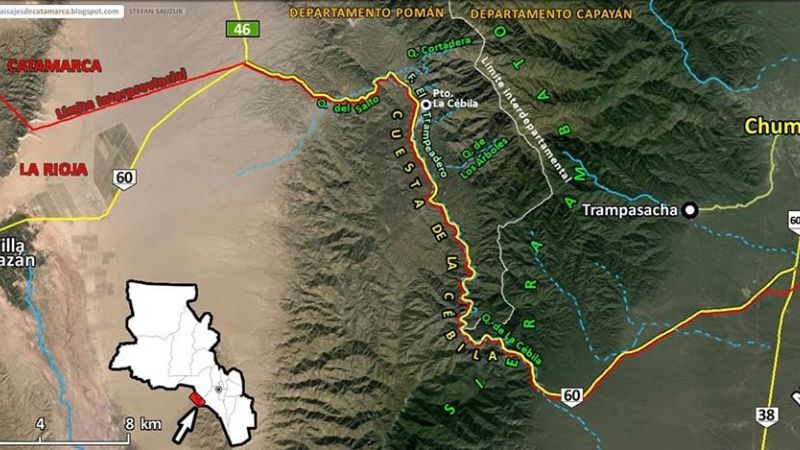 Los paisajes de El Trampeadero