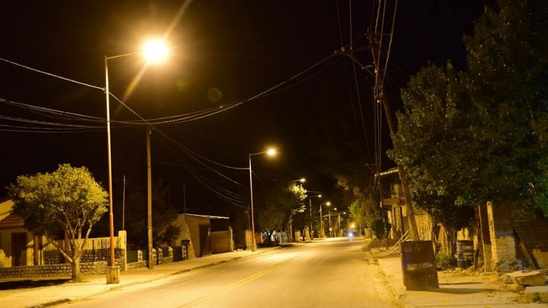 Sánchez supervisó el avance de obras en Santa María