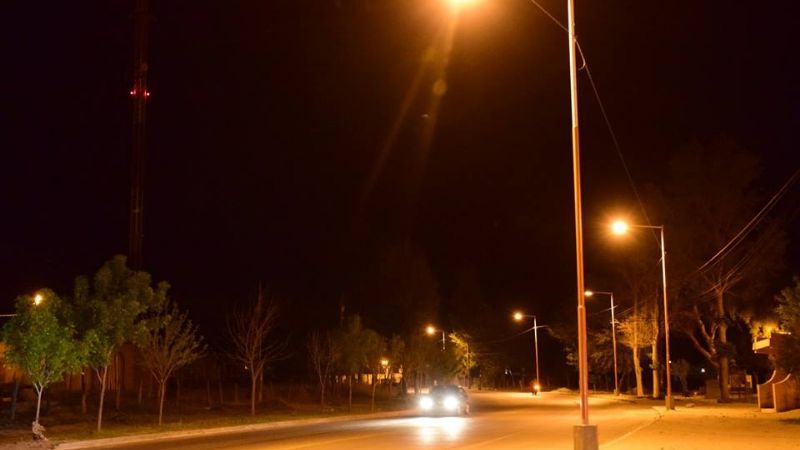 Sánchez supervisó el avance de obras en Santa María