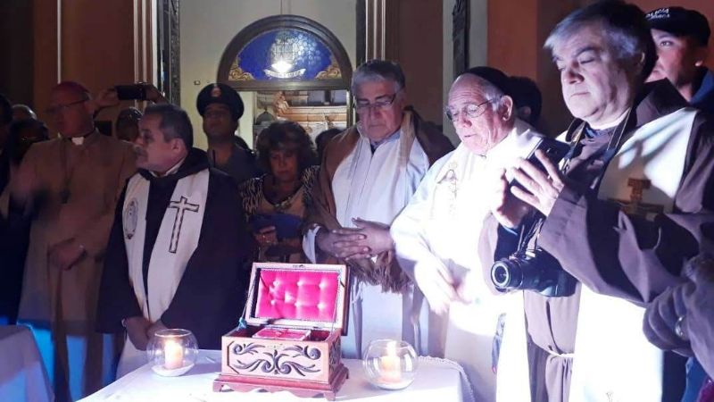 Las reliquias de Esquiú están expuestas en el Santuario de la Virgen del Valle