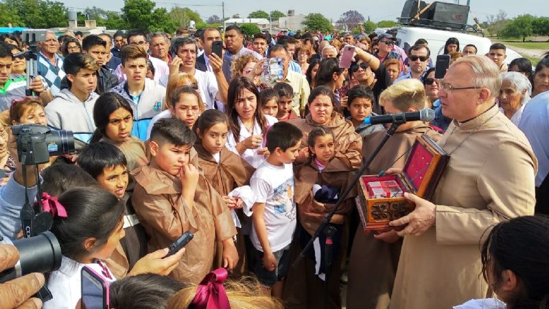 Las reliquias de Esquiú están expuestas en el Santuario de la Virgen del Valle