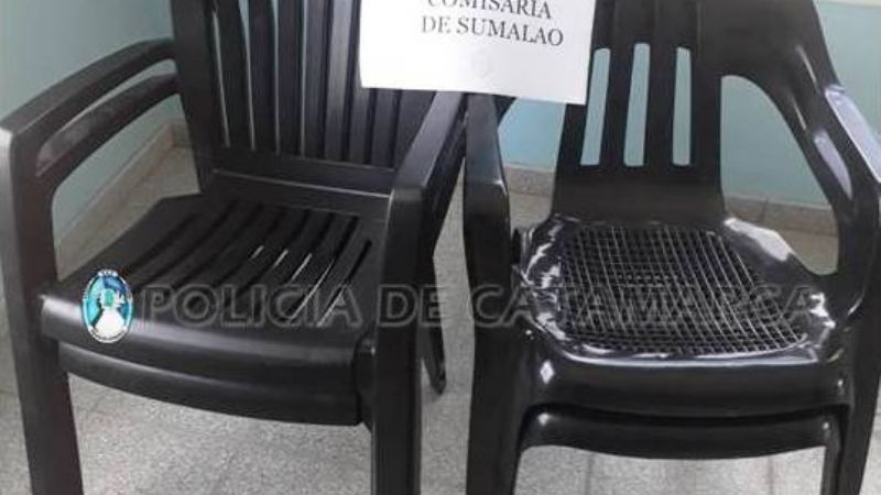 Arrestan a tucumanos con sillas de plástico