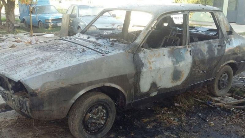 Se incendió un auto