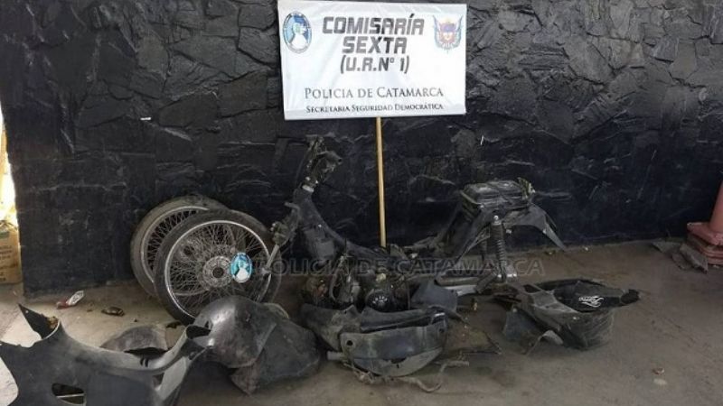 Secuestran motopartes en el sur de la Capital