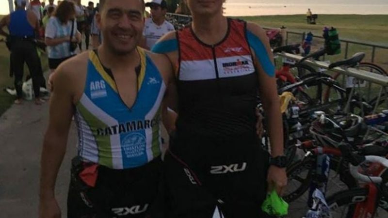 Elisabetta y Ávalos destacados en el Ironman de Santiago