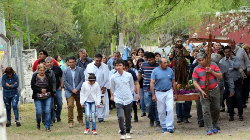 Festejaron a San Francisco de Asís en Pomancillo Este