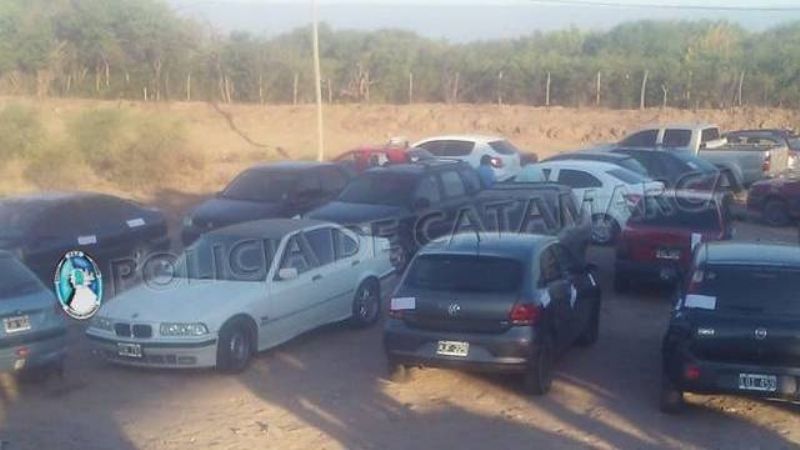 Fin de semana con más de 160 vehículos secuestrados en puestos camineros