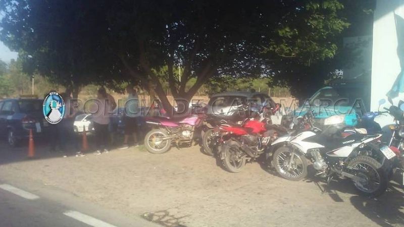 Fin de semana con más de 160 vehículos secuestrados en puestos camineros