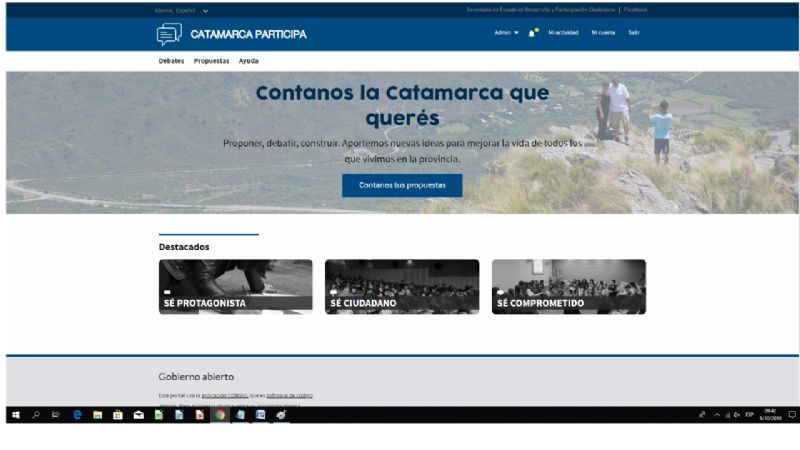 Lanzan plataforma digital  “Catamarca Participa”