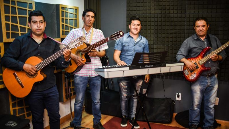 El grupo chamamecero "Nuevo Encuentro” graba su primer material