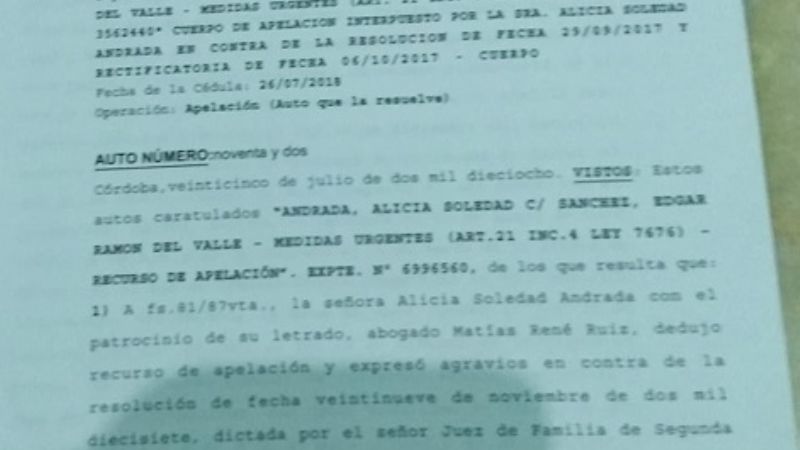 Madre desesperada reclama por la tenencia de su hijo