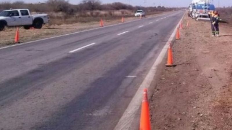 Relevamiento de calzadas en las rutas 60 y 157