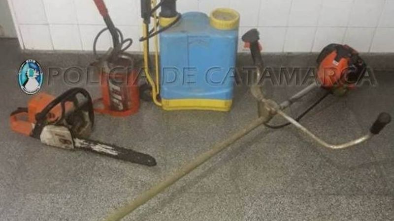 Tras varios allanamientos, esclarecen robo en una finca de Andalgalá