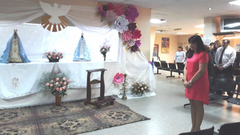 Rentas vistió sus mejores galas para recibir a la Virgen Morenita