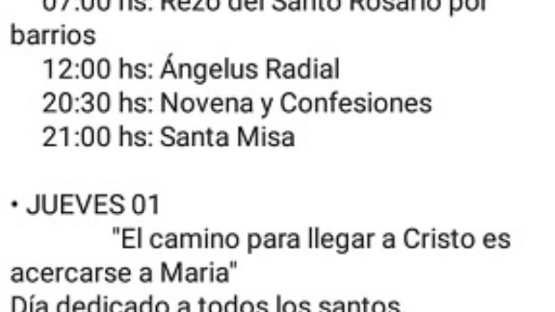 Festividades por el "Señor de la Salud"