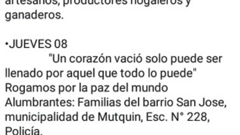 Festividades por el "Señor de la Salud"