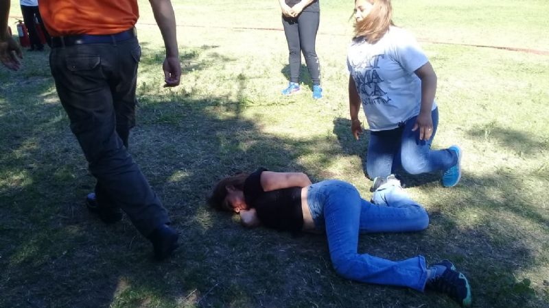 Práctica sobre control de incendio y rescate