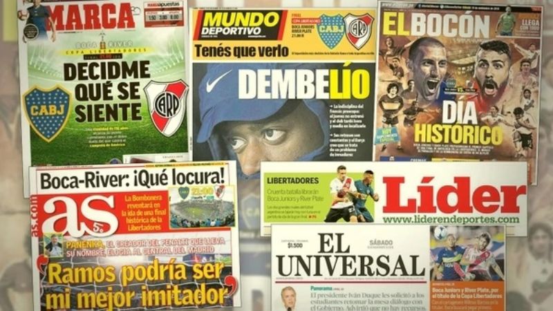 El superclásico “copero” es noticia en todo el mundo