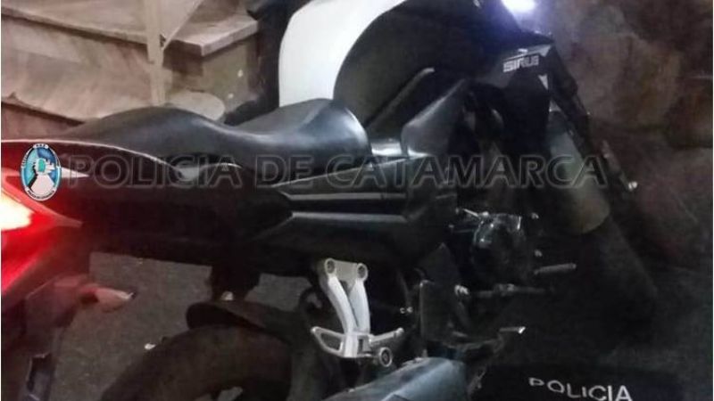 Recuperan una moto robada en el sector sur de la Capital