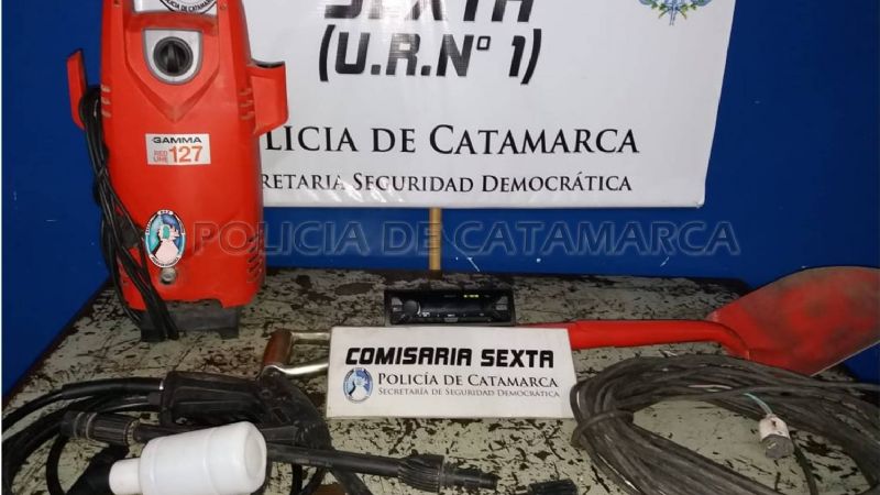 Compró herramientas robadas y las devolvió a la Policía